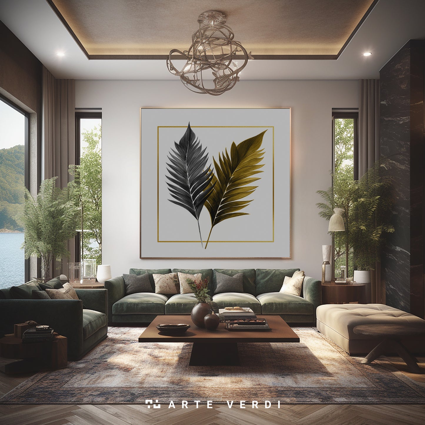 Golden Deco I | Flora Collection